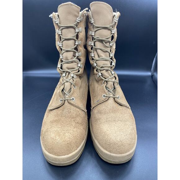 Bates Vibram Military USMC Combat Steel Toe Suede Boots Men\'s Size 13.5 W main image 11